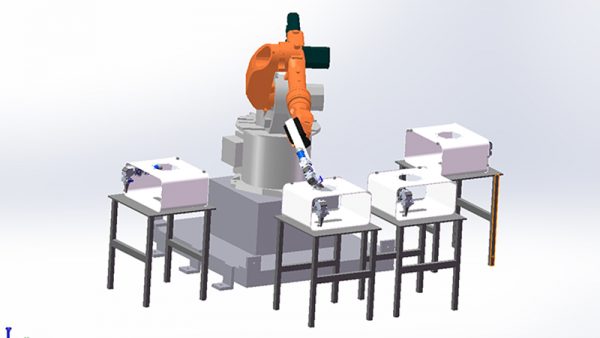 6165cc金沙总站机器人激光焊接系统-六轴焊接